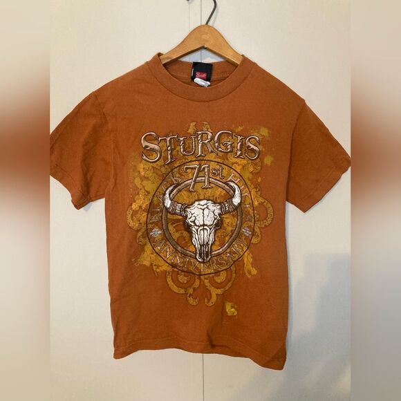 Harley Davidson Sturgis 71st Anniversary T-Shirt Unisex Size Small - Picture 1 of 3